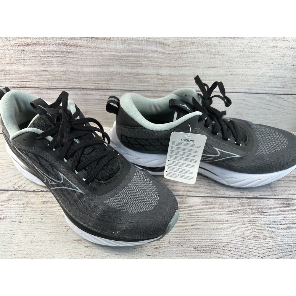 Mizuno Wave Inspire 20 Men's Ebony Lace Up Mesh Low Top Running Shoes Size 8 NWT